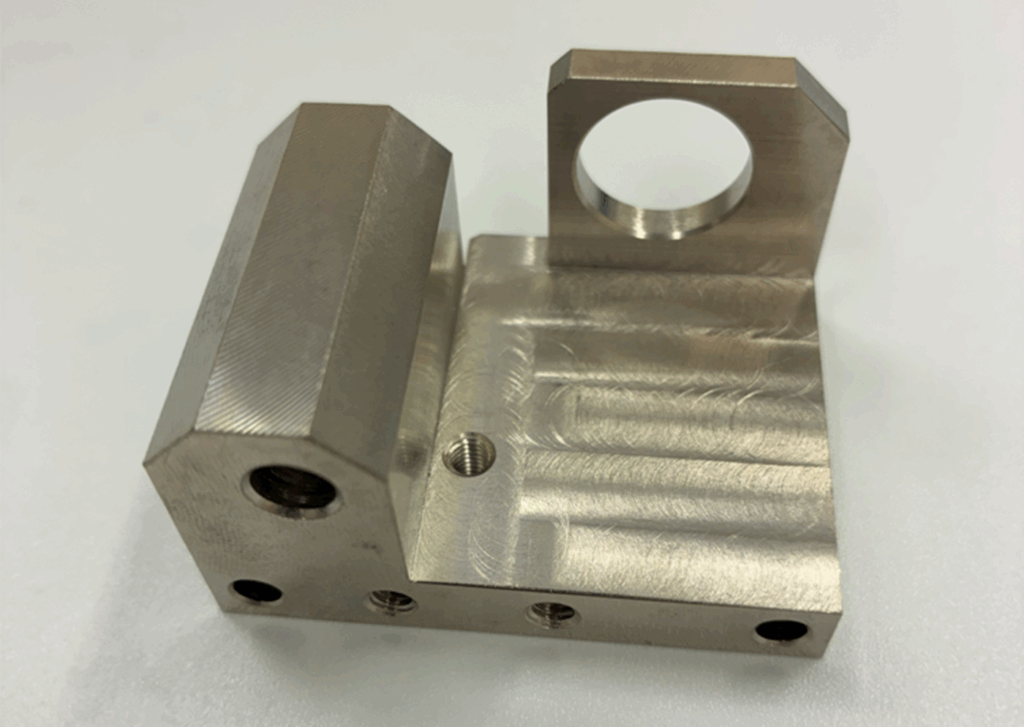 製作事例 材質S50C サイズ 50x38x30 納期5日 協力工場にて無電解ニッケルメッキ処理 有限会社木下製作所 木下製作所 部品加工 金属加工 機械加工 マシニングセンタ